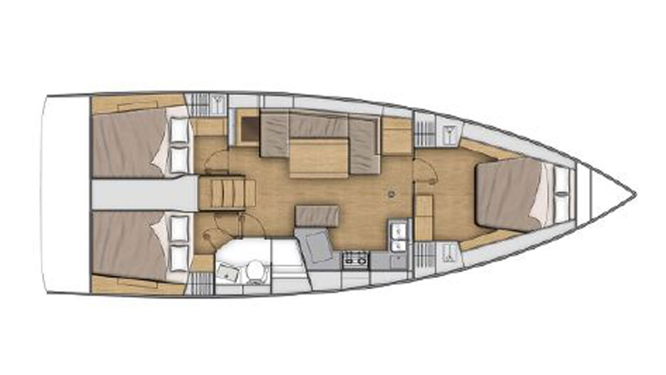 Beneteau 40.1 artitecture