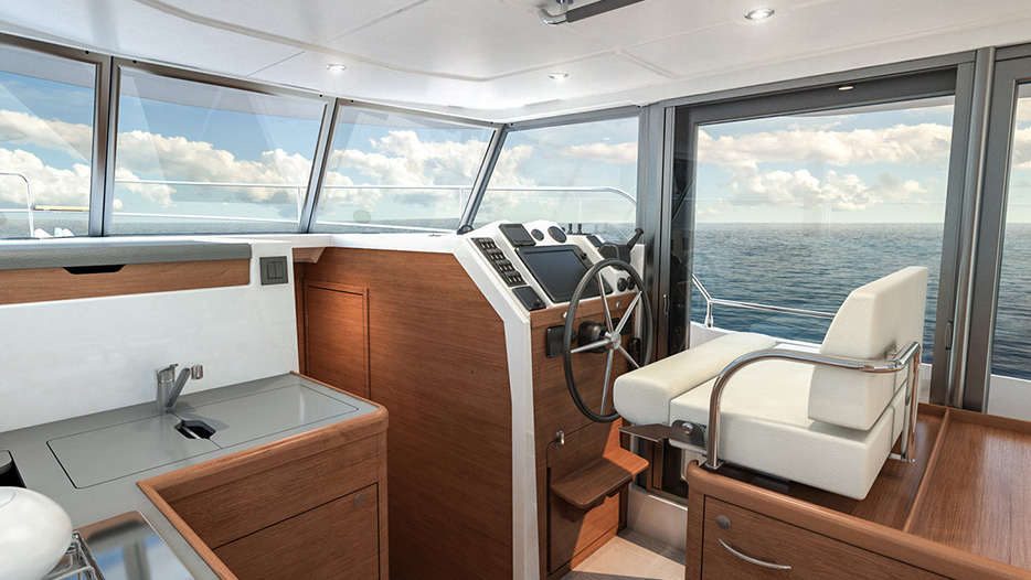 Beneteau Swift Trawler 35 cockpit