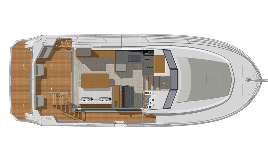 Beneteau Swift Trawler 35 artitecture